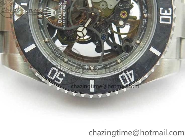 0224 Durable Andrea Pirlo Project Skeleton Submariner SS VRF Best Edition on SS Bracelet SA 2985